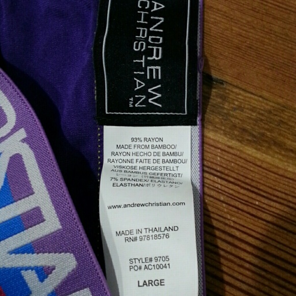 Andrew Christian Boxer Brief, NWOT - Picture 2 of 3